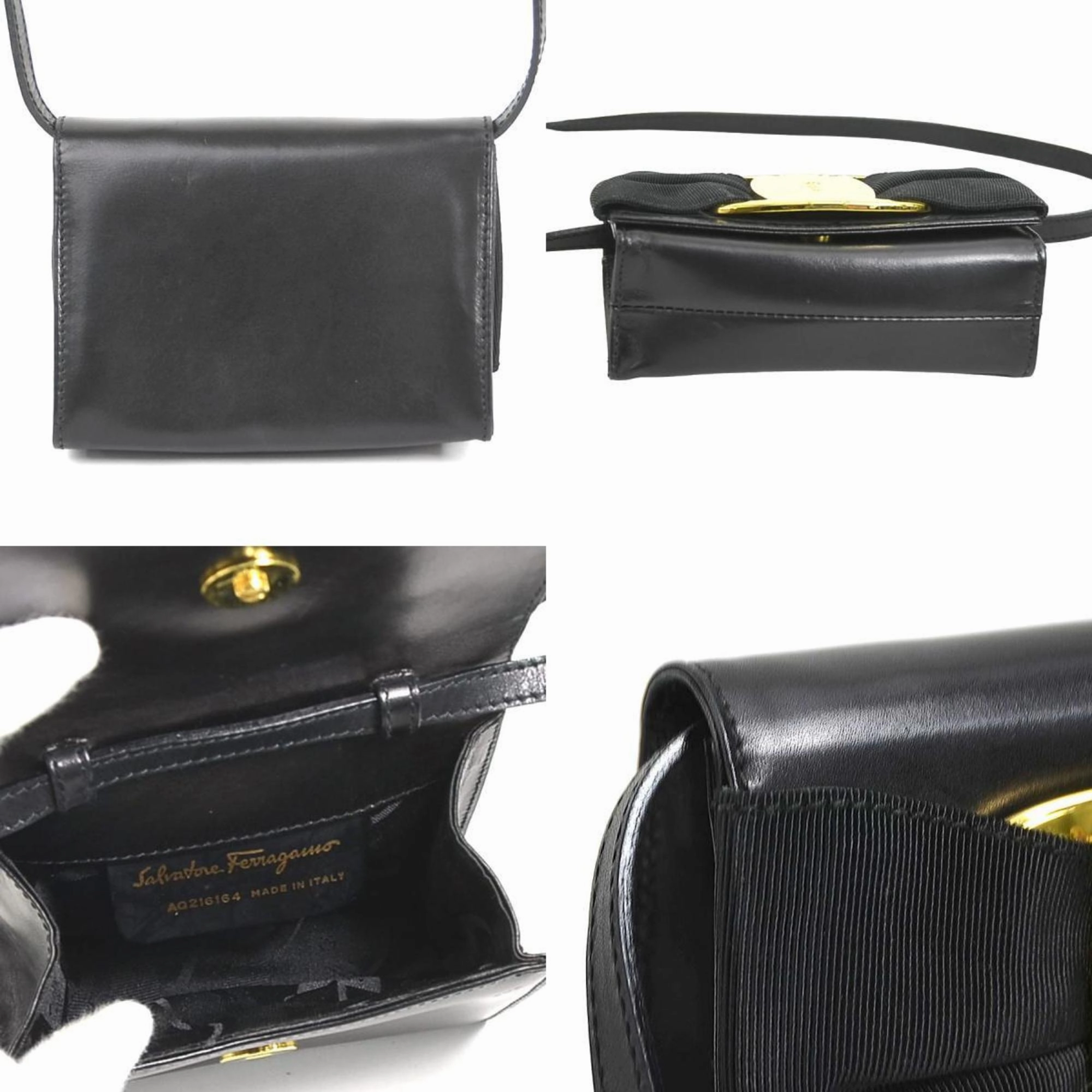 Salvatore Ferragamo  Leather Shoulder Bag (Pre-Owned)