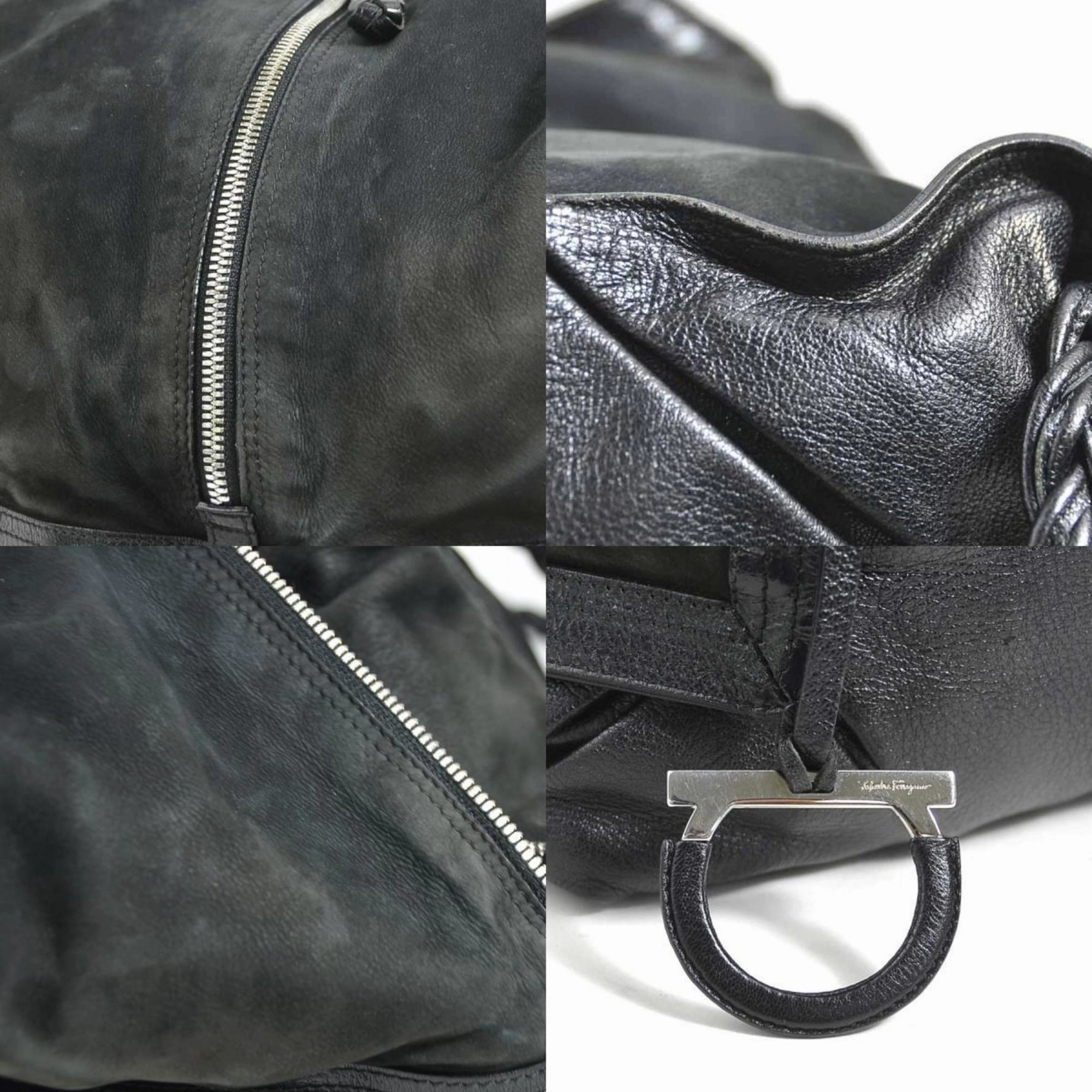 Salvatore Ferragamo Leather Shoulder Bag (Pre-Owned)
