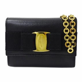 Salvatore Ferragamo Leather Shoulder Bag (Pre-Owned)