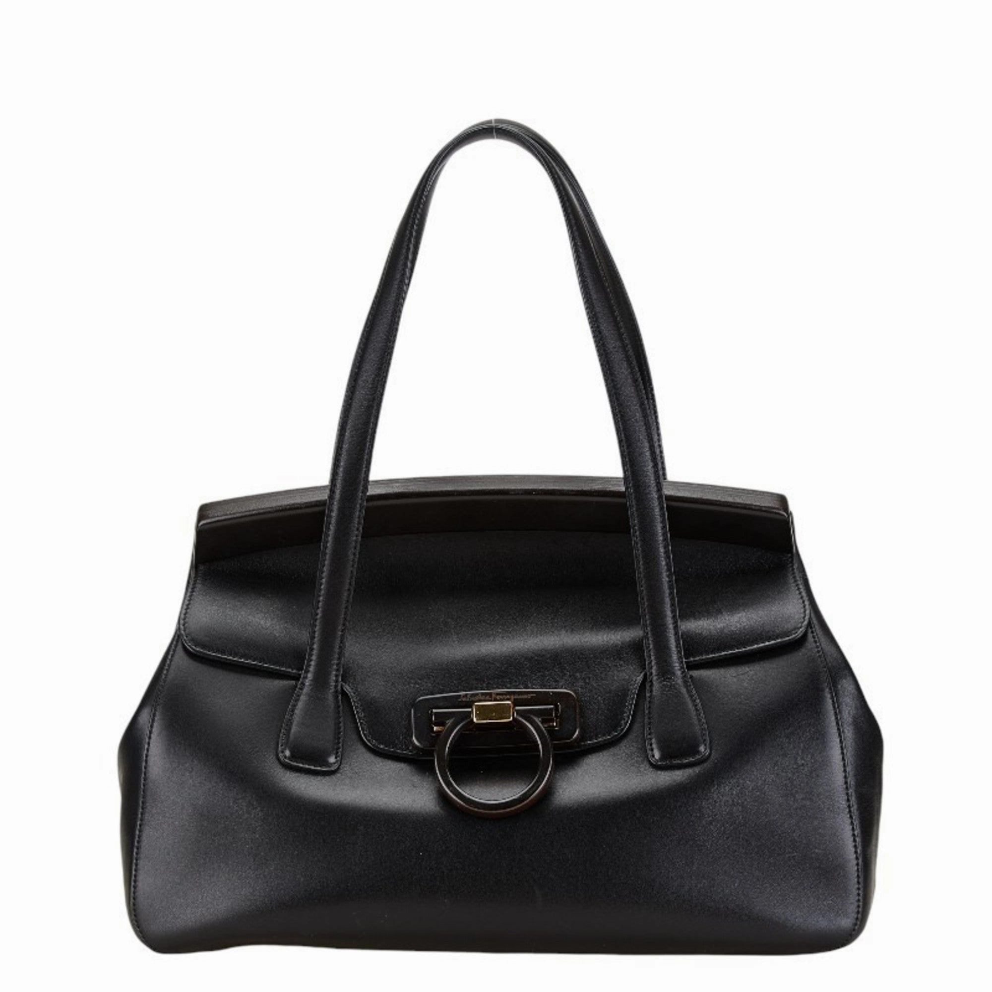 Salvatore Ferragamo  Leather Shoulder Bag Tote Bag (Pre-Owned)