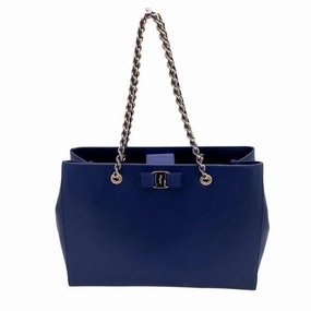 Salvatore Ferragamo Leather Tote Bag (Pre-Owned)