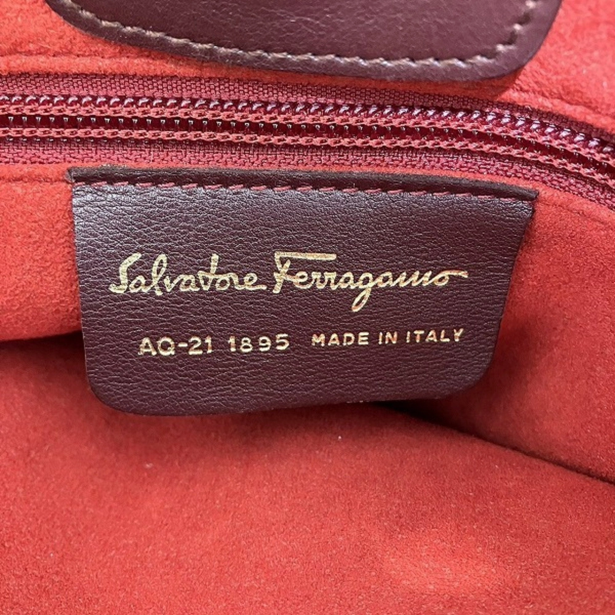 Salvatore Ferragamo  Nylon Leather Tote Bag (Pre-Owned)