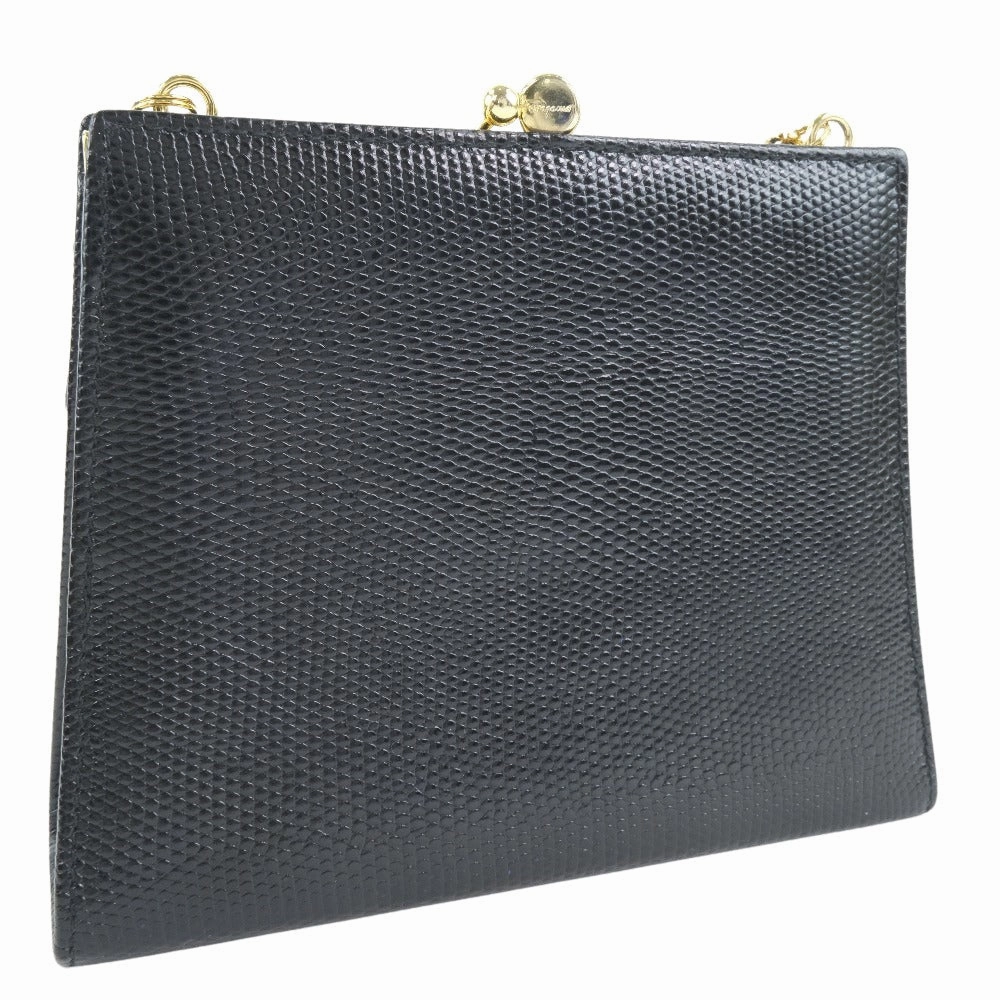 Salvatore Ferragamo Vara  Leather Shoulder Bag (Pre-Owned)