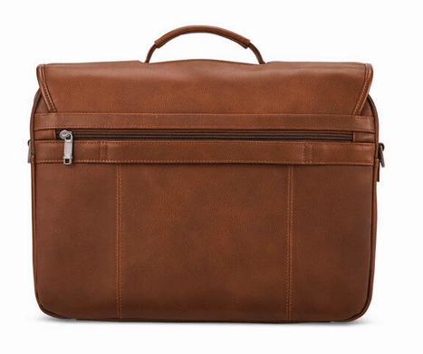 Samsonite Classic Leather Flapover Briefcase