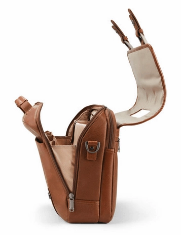 Samsonite Classic Leather Flapover Briefcase