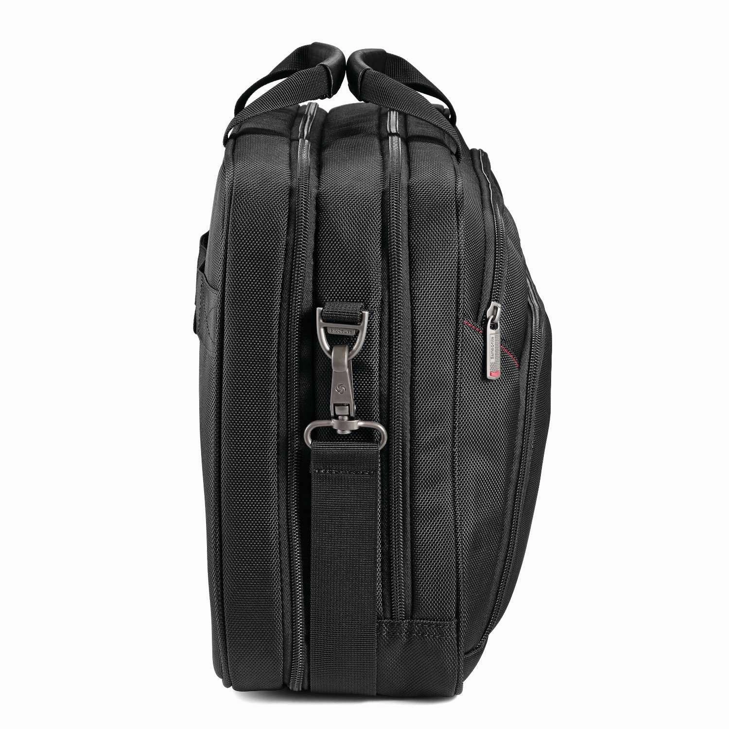 Samsonite Xenon 3.0 Gusset Check-Point Friendly Tech Locker Brief, Black, Double