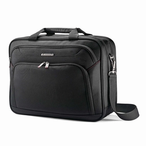 Samsonite Xenon 3.0 Gusset Check-Point Friendly Tech Locker Brief, Black, Double