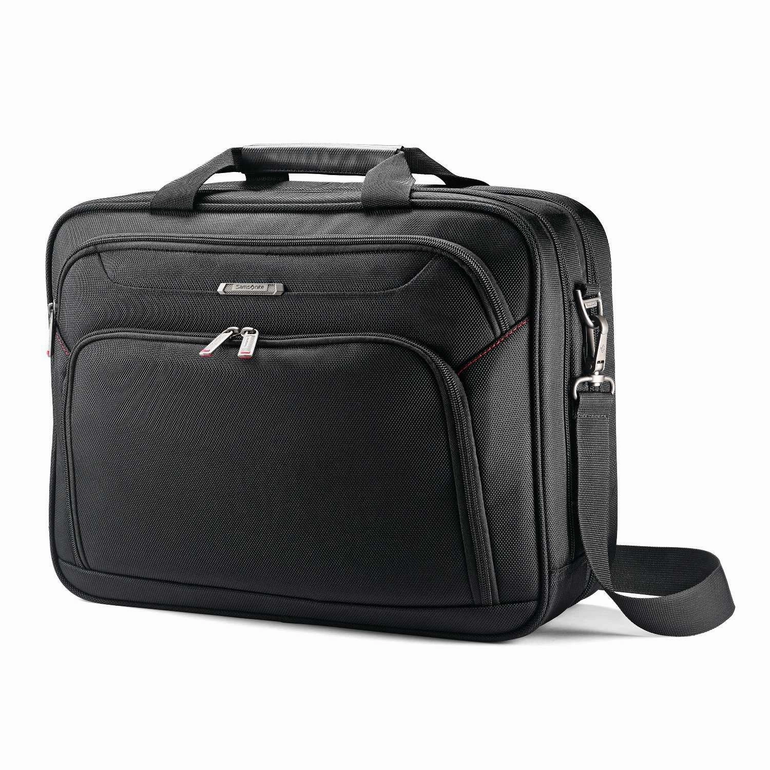 Samsonite Xenon 3.0 Gusset Check-Point Friendly Tech Locker Brief, Black, Double