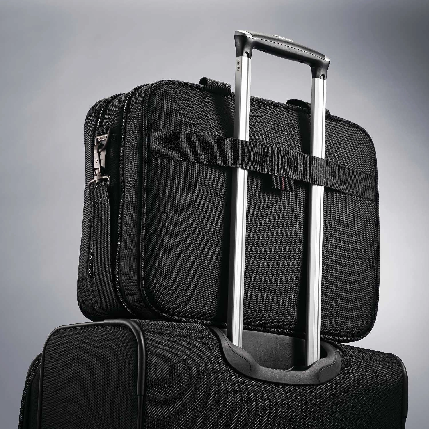Samsonite Xenon 3.0 Gusset Check-Point Friendly Tech Locker Brief, Black, Double