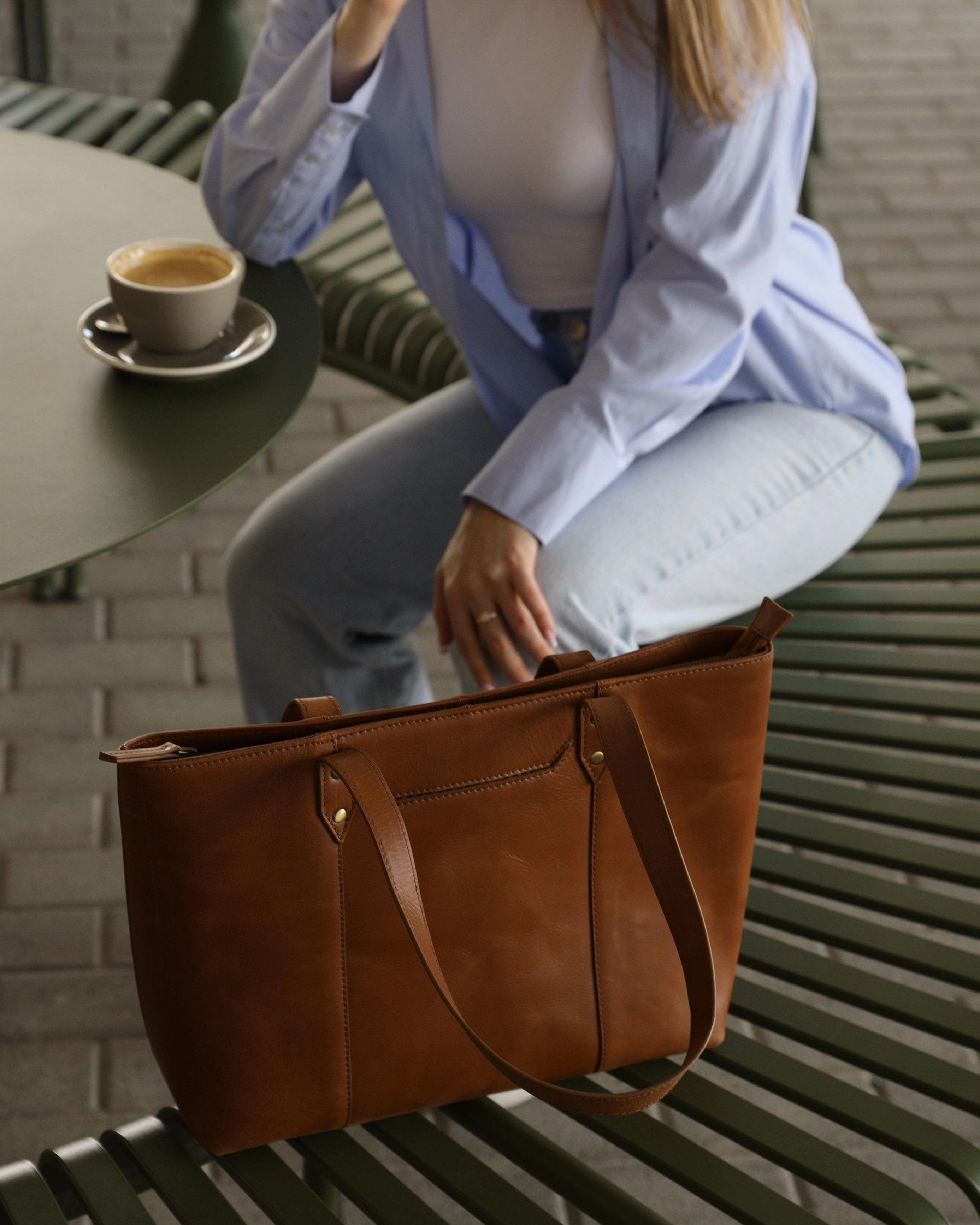 Seoul Work Tote | Tan
