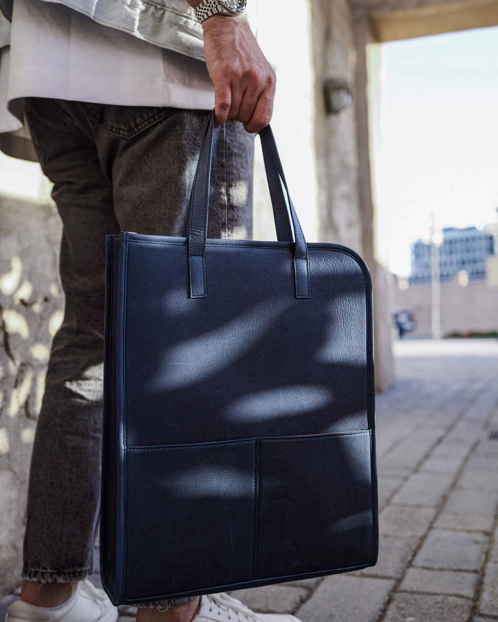 Seville Shopper | Navy