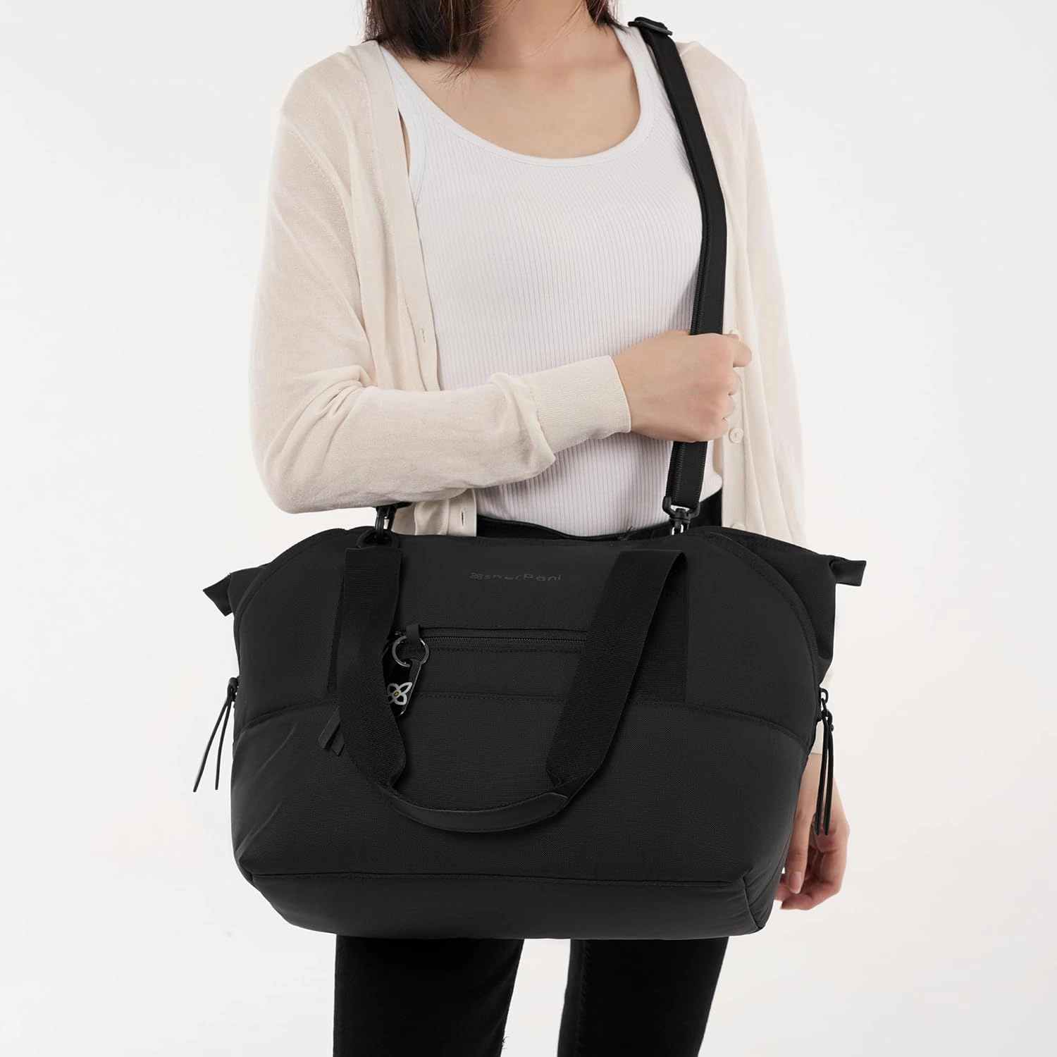 Sherpani Eclipse Anti-Theft Crossbody Bag, Lightweight Teacher Tote, 12L Travel Purse for Women with RFID Protection