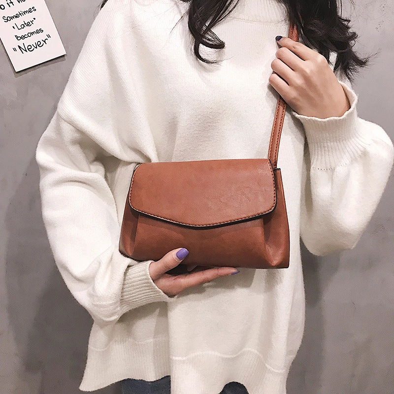 Simple Solid  Crossbody Bag