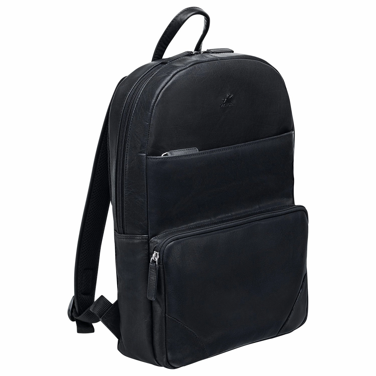 Slim Backpack for 14" Laptop, 12" x 4" x 16.25", Black