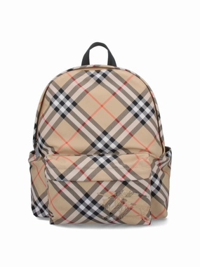 Small Backpack "Check" ?Beige