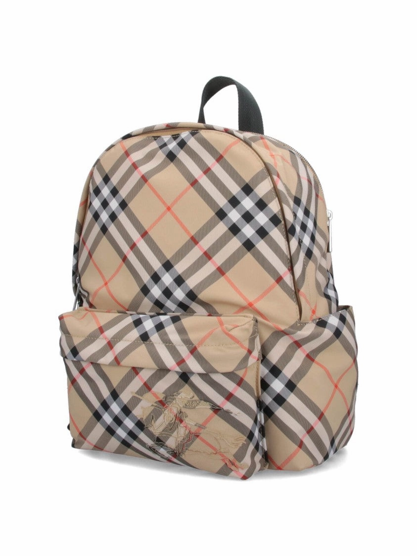 Small Backpack "Check" ?Beige