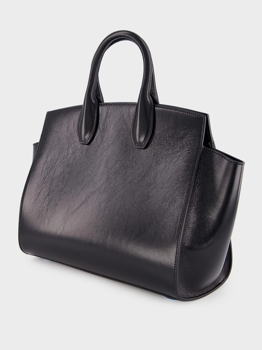 Small Black Calfskin Handbag