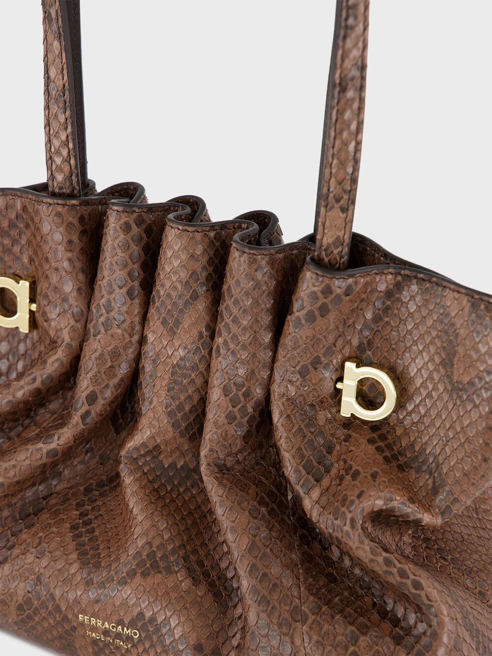 Small Dark Brown Soft Bag