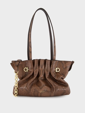 Small Dark Brown Soft Bag