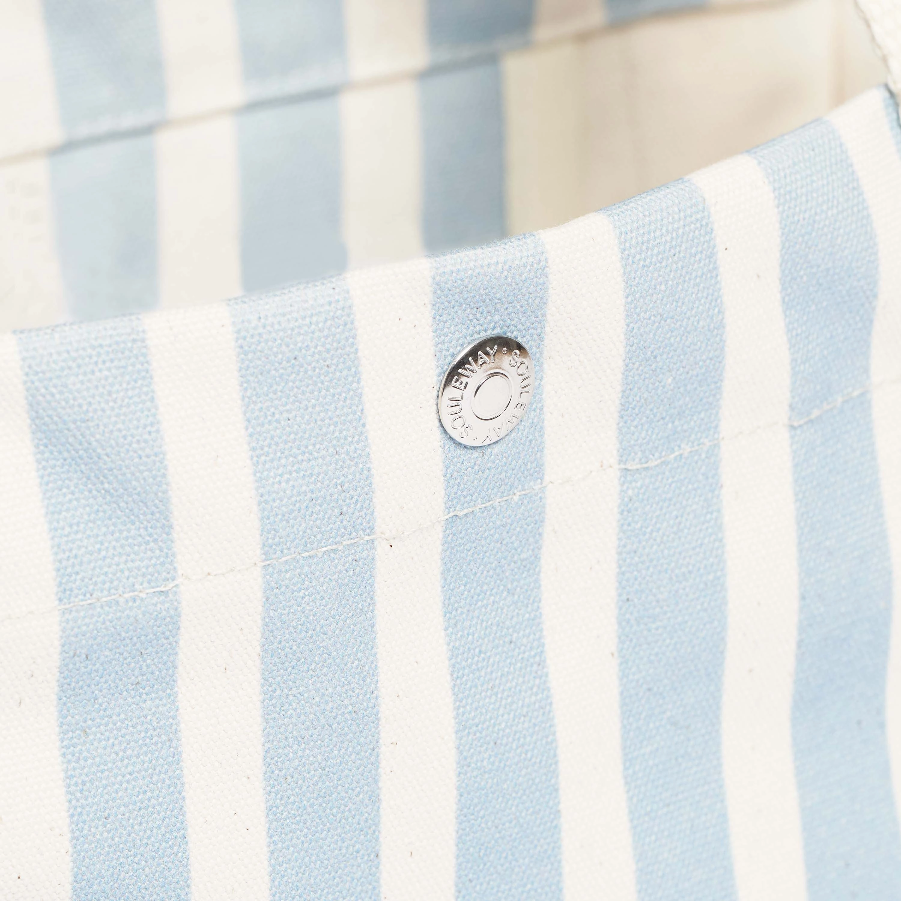 Small Vegan Beach Tote | Sand & Sky Blue