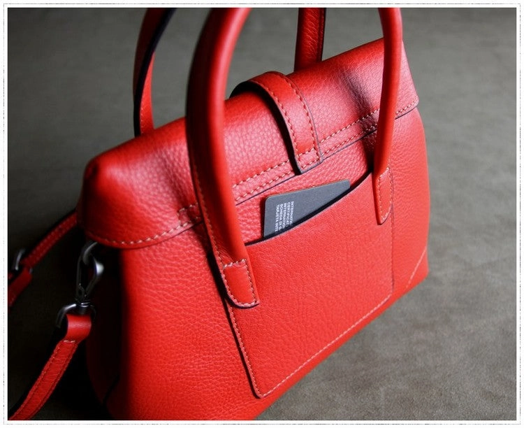 Small Womens Black Leather Handbag Purse Leather Navy Mini Shoulder Bag Handbag Purse for Ladies