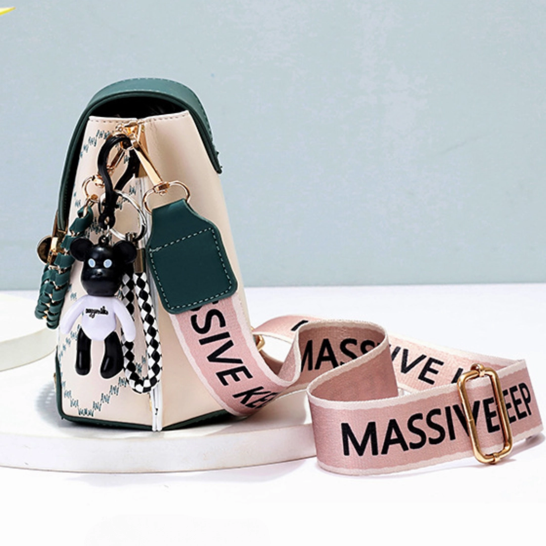 Soft Leather Chain Bucket Crossbody Underarm Bag
