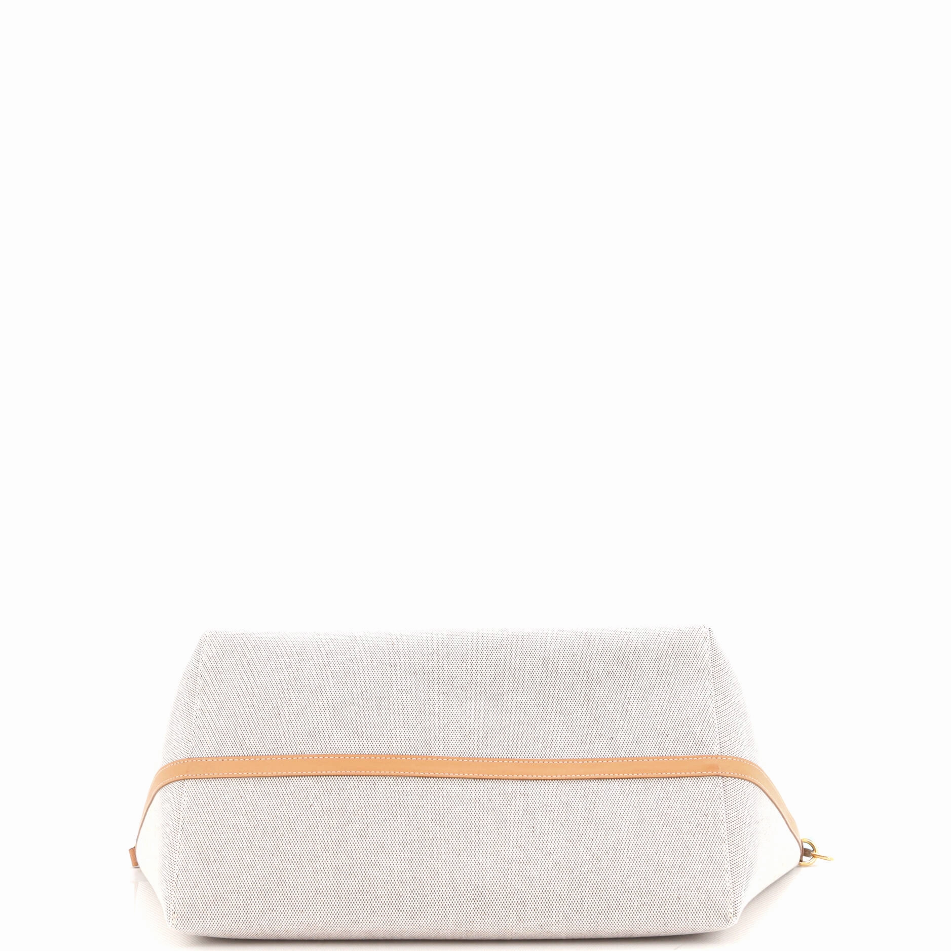 Soft Pocket Tote Canvas with Leather Medium