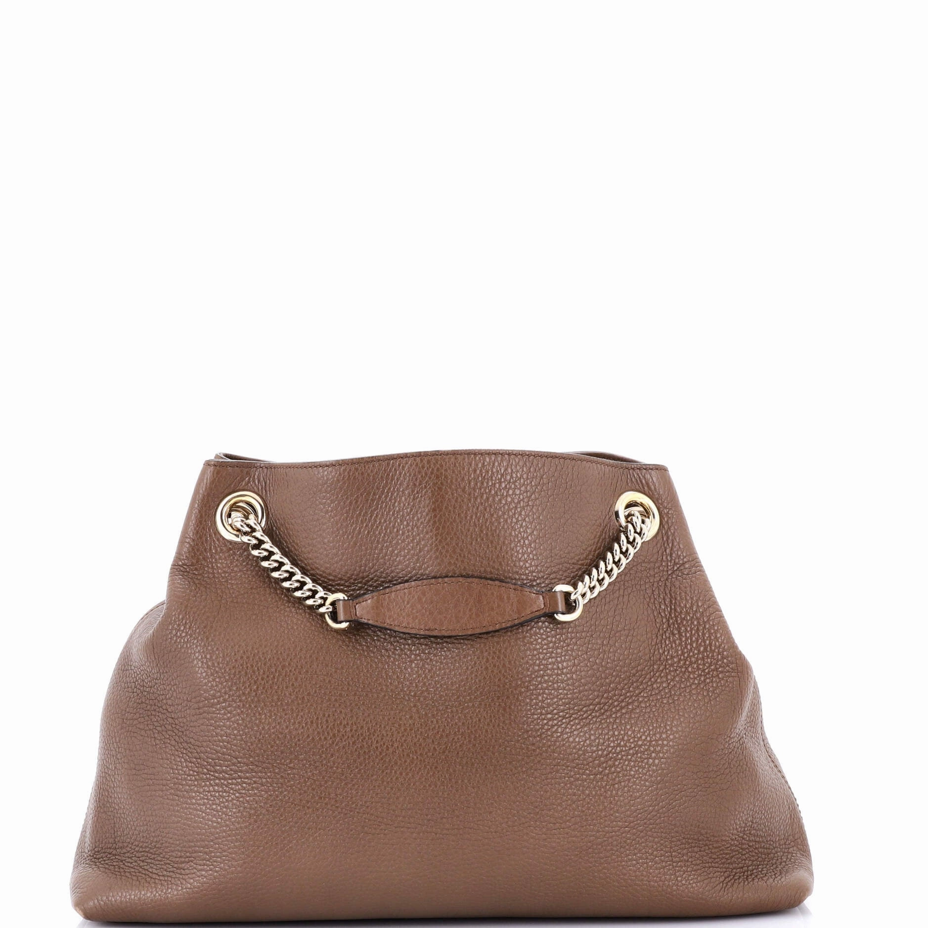 Soho Chain Strap Shoulder Bag Leather Medium