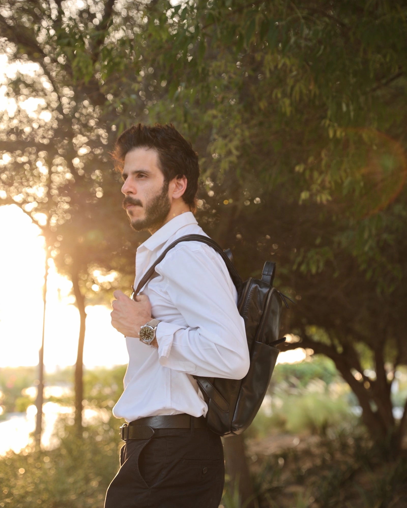 Soho Urbanist Slim Backpack | Black