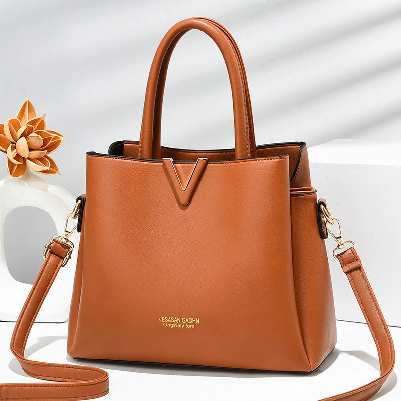 Solid Colored Handbag