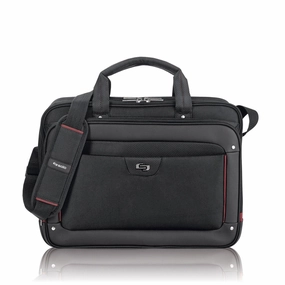 Solo Sterling Collection Laptop Portfolio for 16" Laptop with Tablet Pock
