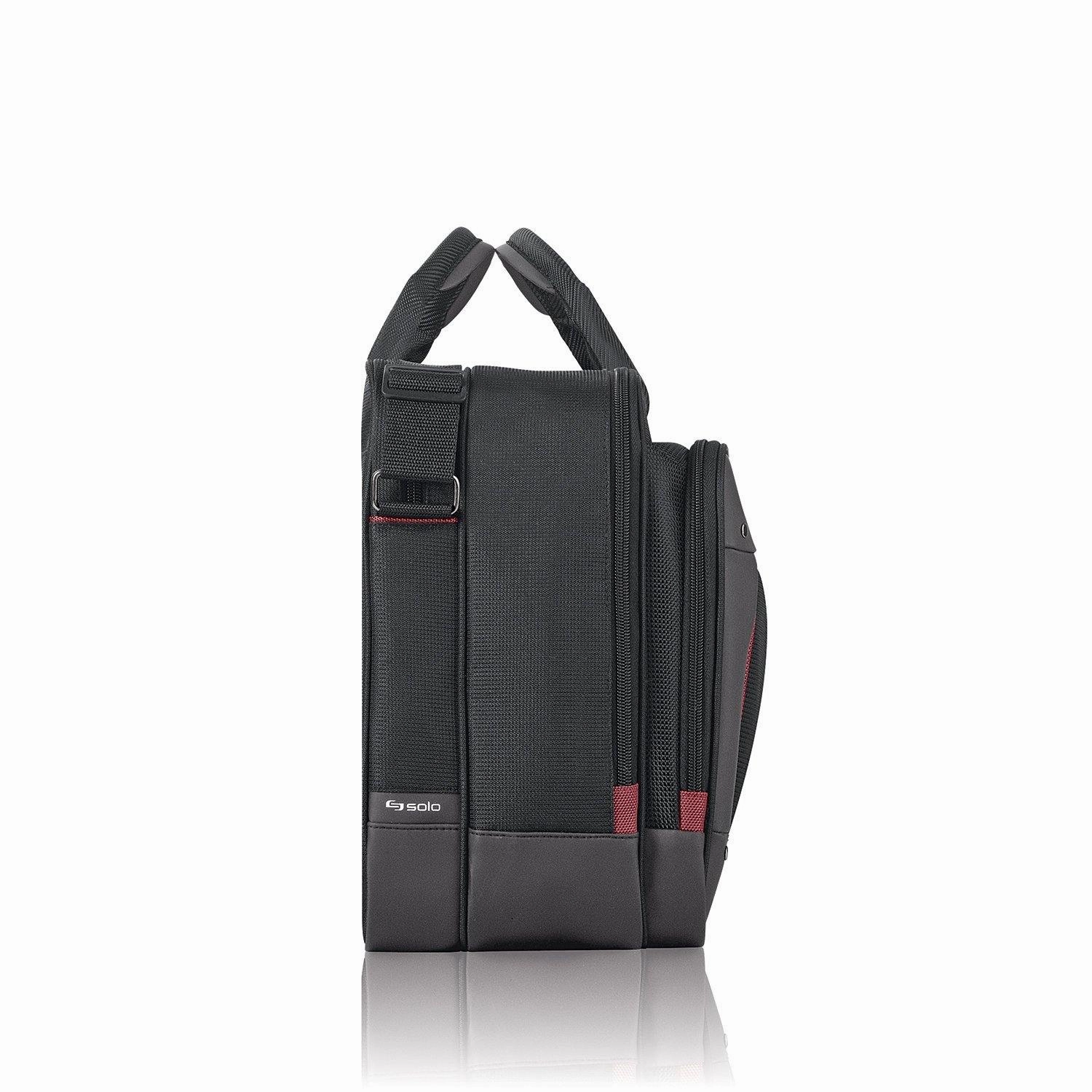 Solo Sterling Collection Laptop Portfolio for 16" Laptop with Tablet Pock