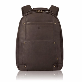 Solo Vintage Colombian Leather Laptop Backpack