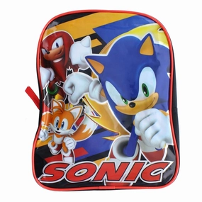 Sonic the Hedgehog Characters 11-Inch Mini Backpack