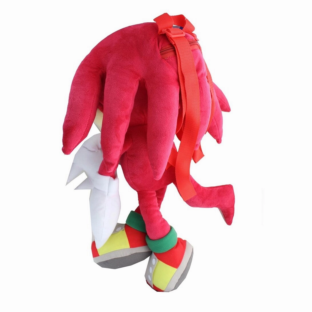 Sonic the Hedgehog Knuckles 18 Inch Plush Backpack