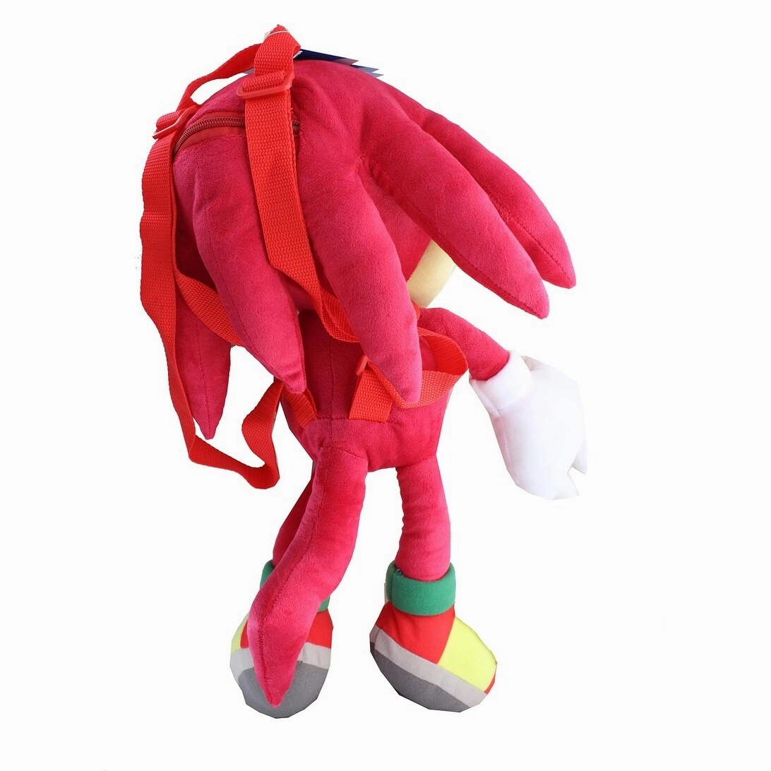 Sonic the Hedgehog Knuckles 18 Inch Plush Backpack