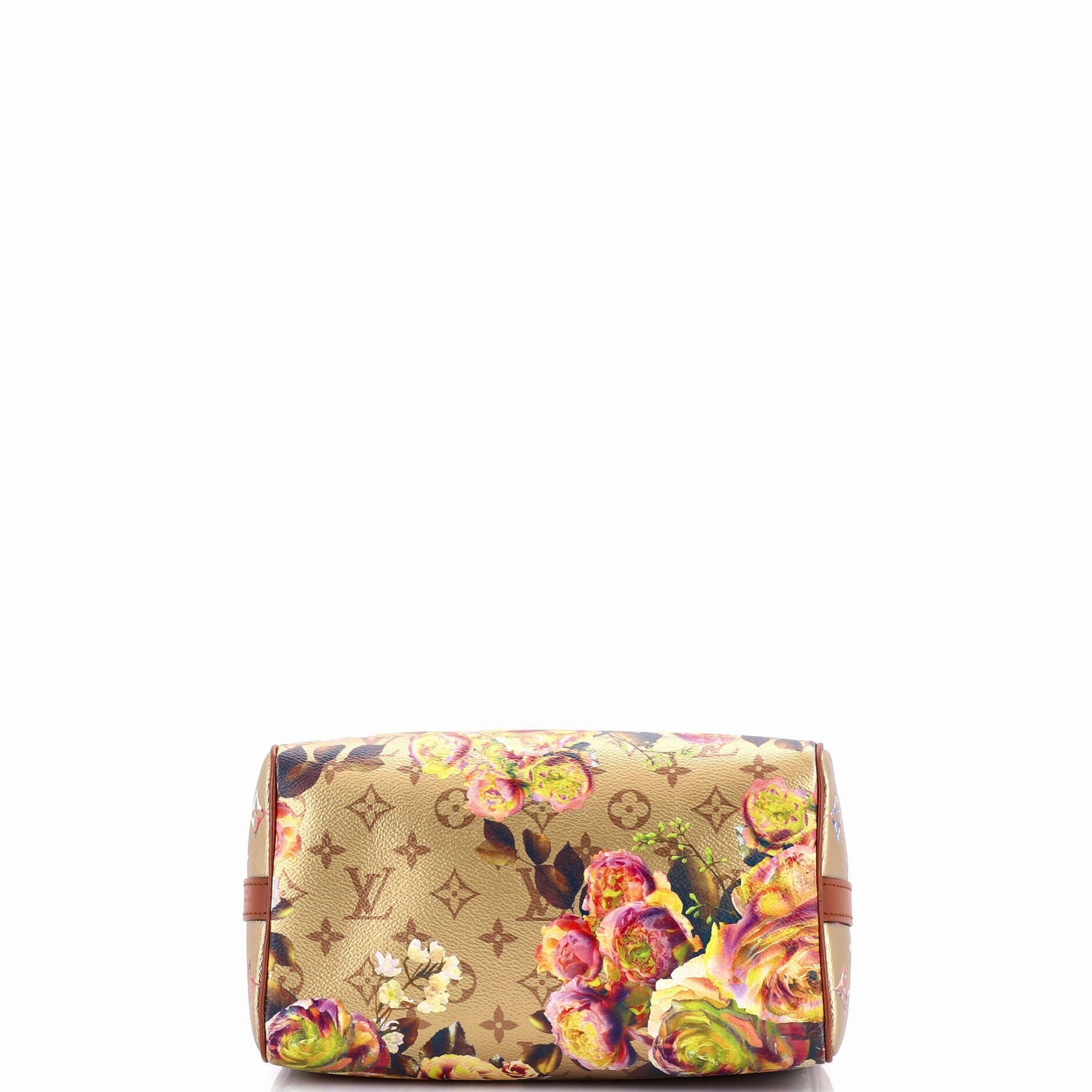 Speedy Bandouliere Bag Limited Edition Flowers Monogram Canvas 25