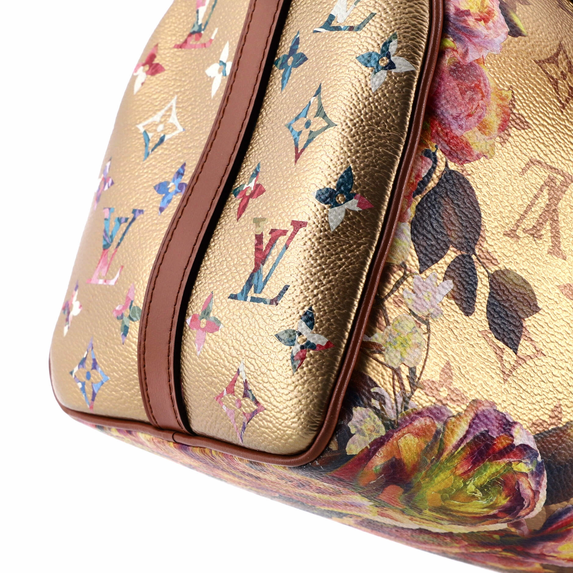 Speedy Bandouliere Bag Limited Edition Flowers Monogram Canvas 25