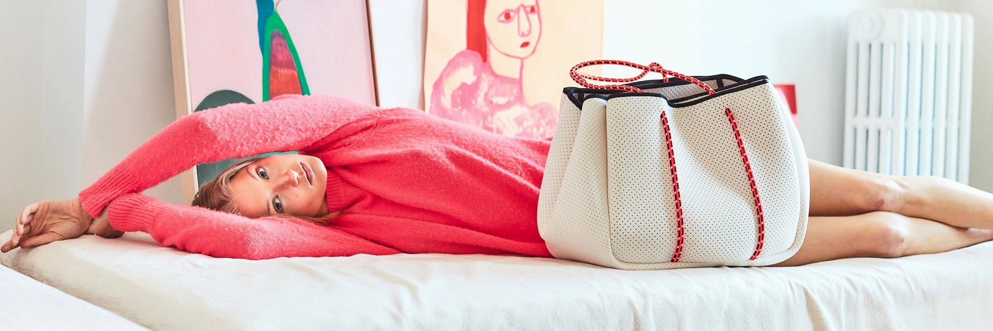 Sporty Spice Neoprene Tote // Mulberry