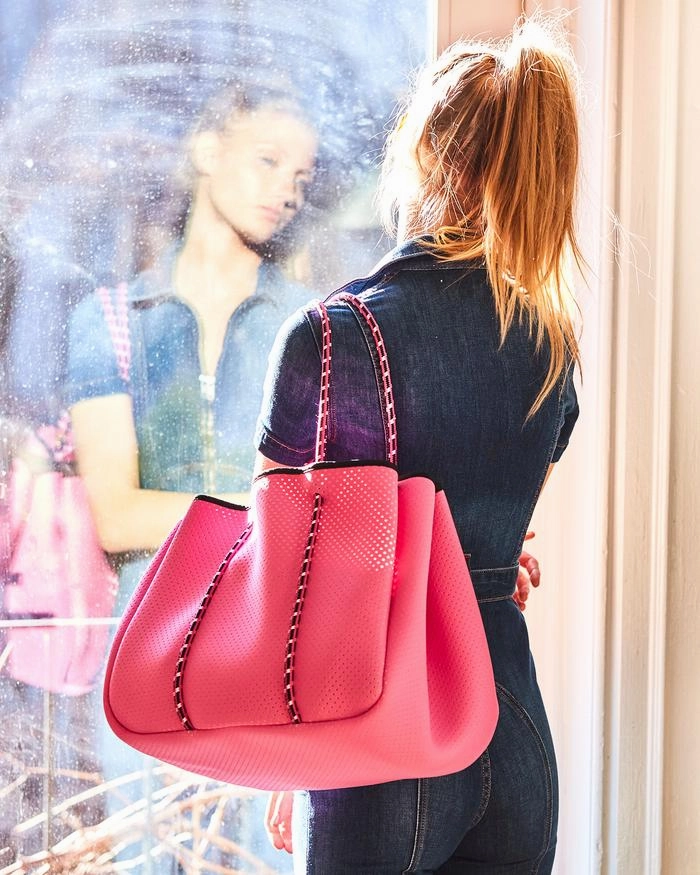 Sporty Spice Neoprene Tote // Mulberry