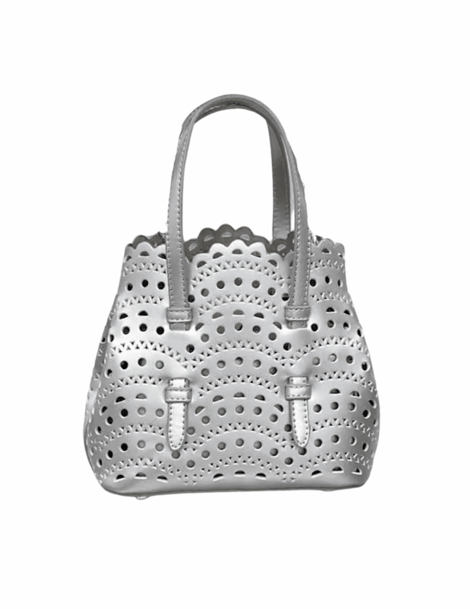 St. Barths La Robe Eden Metallic Mini Tote