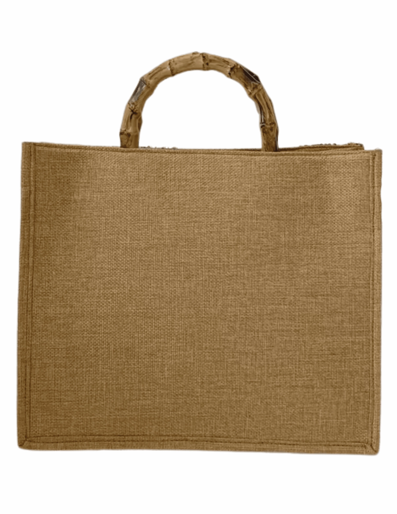 St. Barths La Robe Embroidered Bamboo Handle Tote Bag