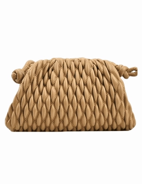 St. Barths La Robe Quilted Bubble Pouch Crossbody