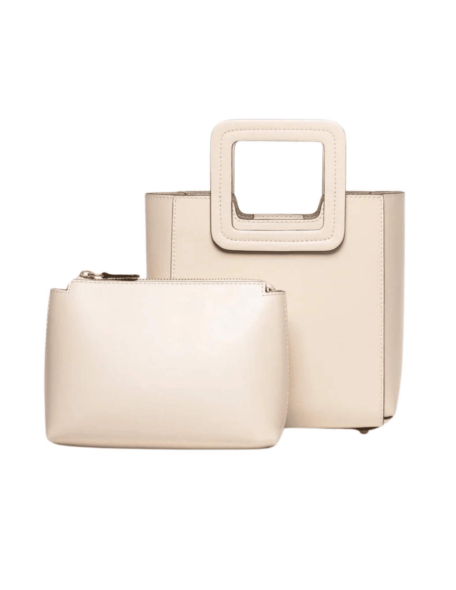 STAUD Mini Shirley Leather Bag