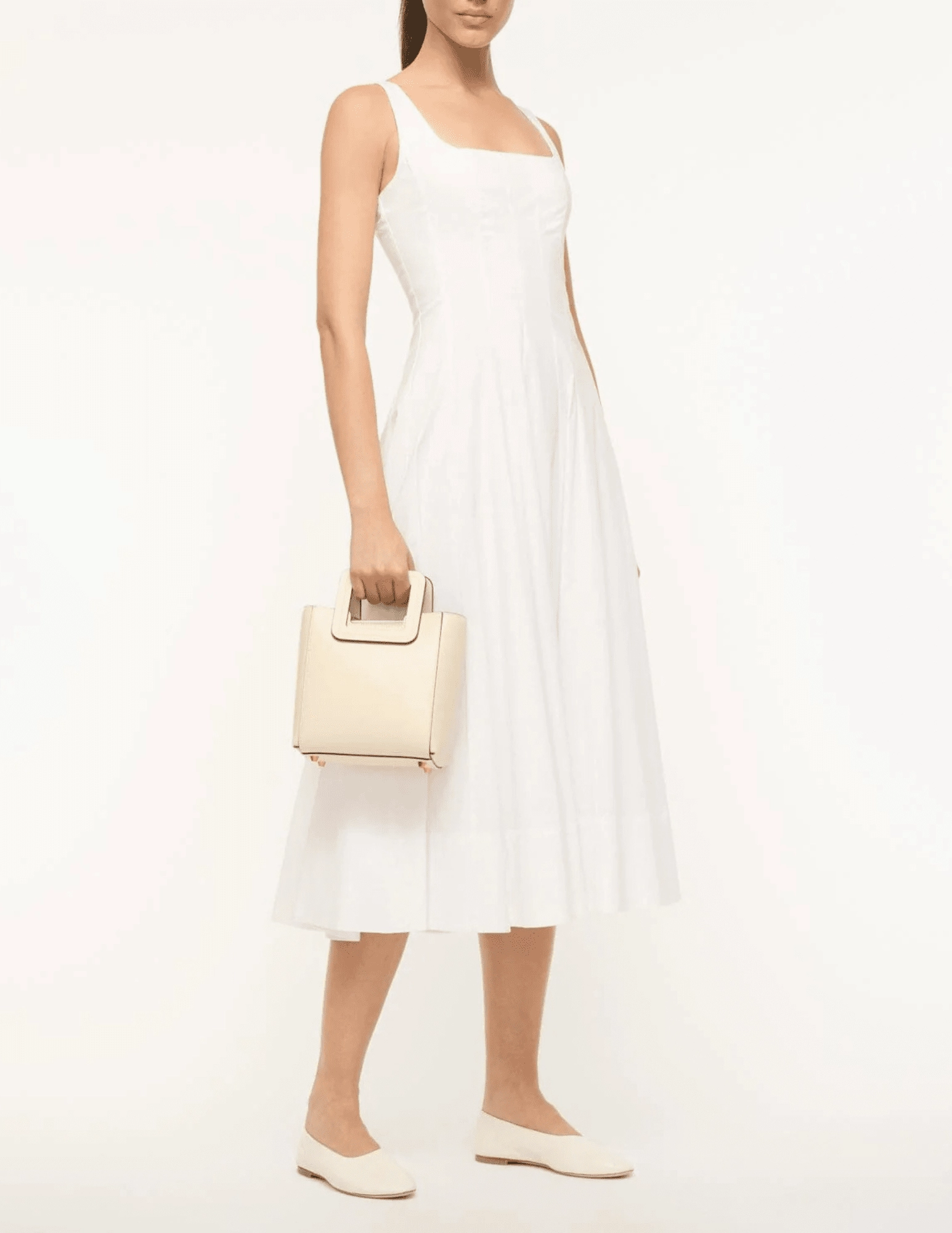 STAUD Mini Shirley Leather Bag