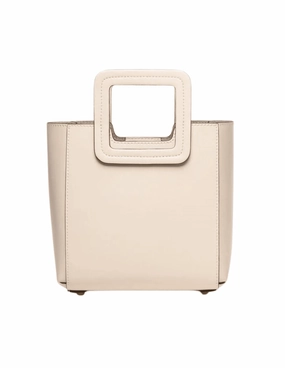 STAUD Mini Shirley Leather Bag