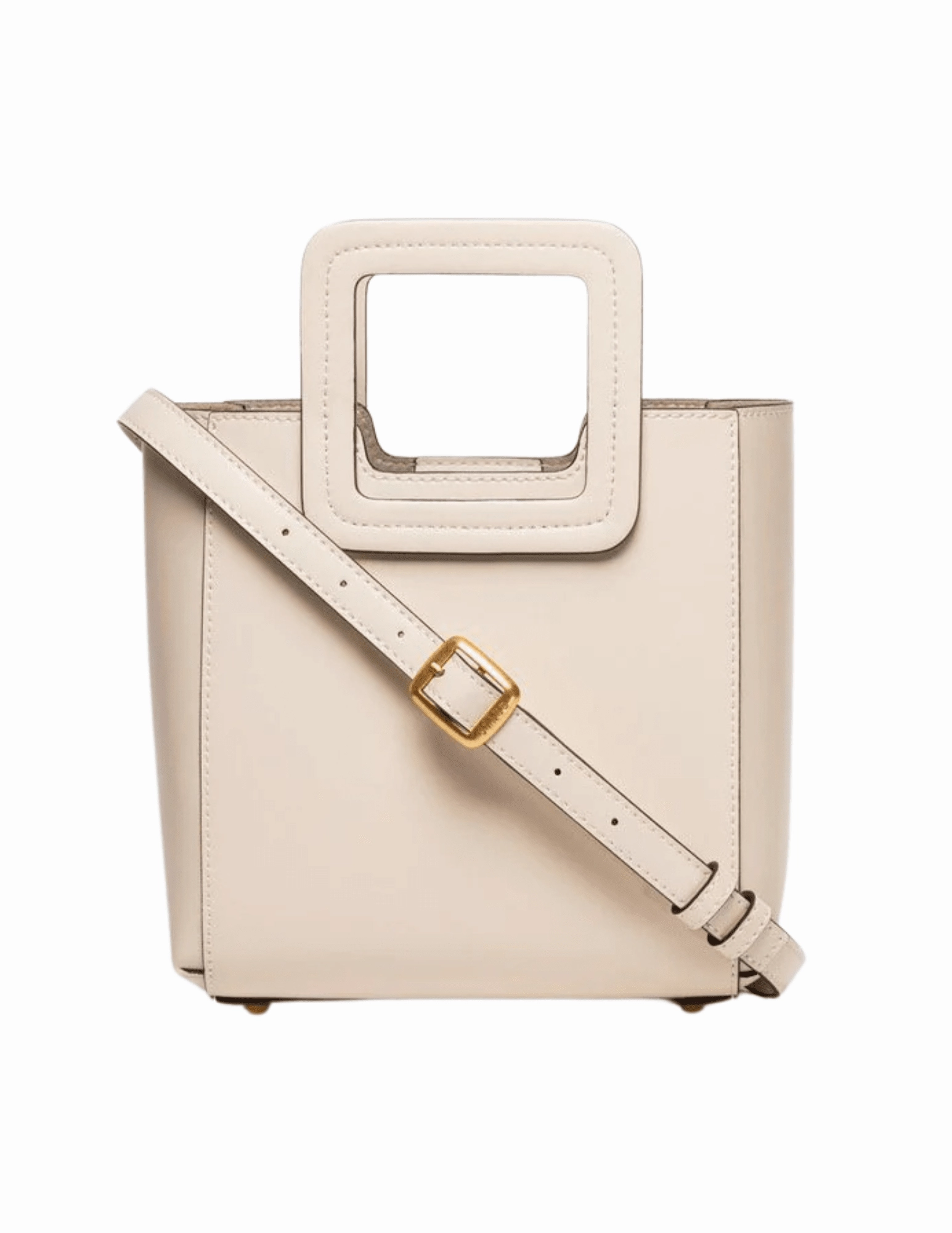 STAUD Mini Shirley Leather Bag