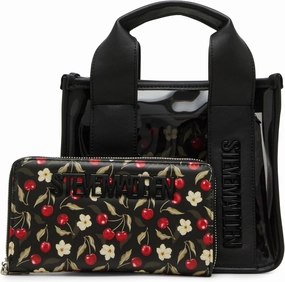 Steve Madden Bwebber Clear Satchel