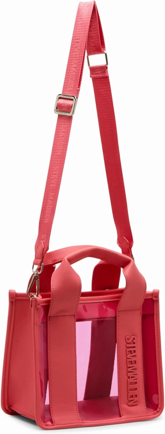 Steve Madden Bwebber Clear Satchel