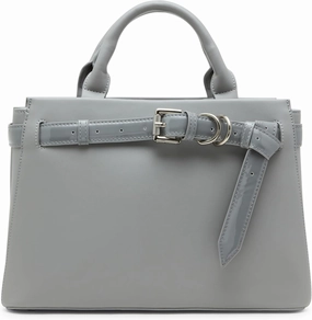 Steve Madden Roxanne Smooth Satchel with Patent Belt